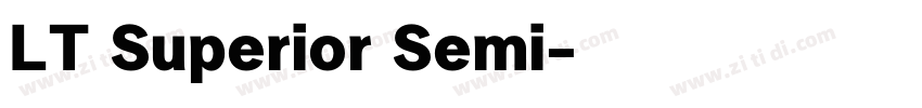 LT Superior Semi字体转换